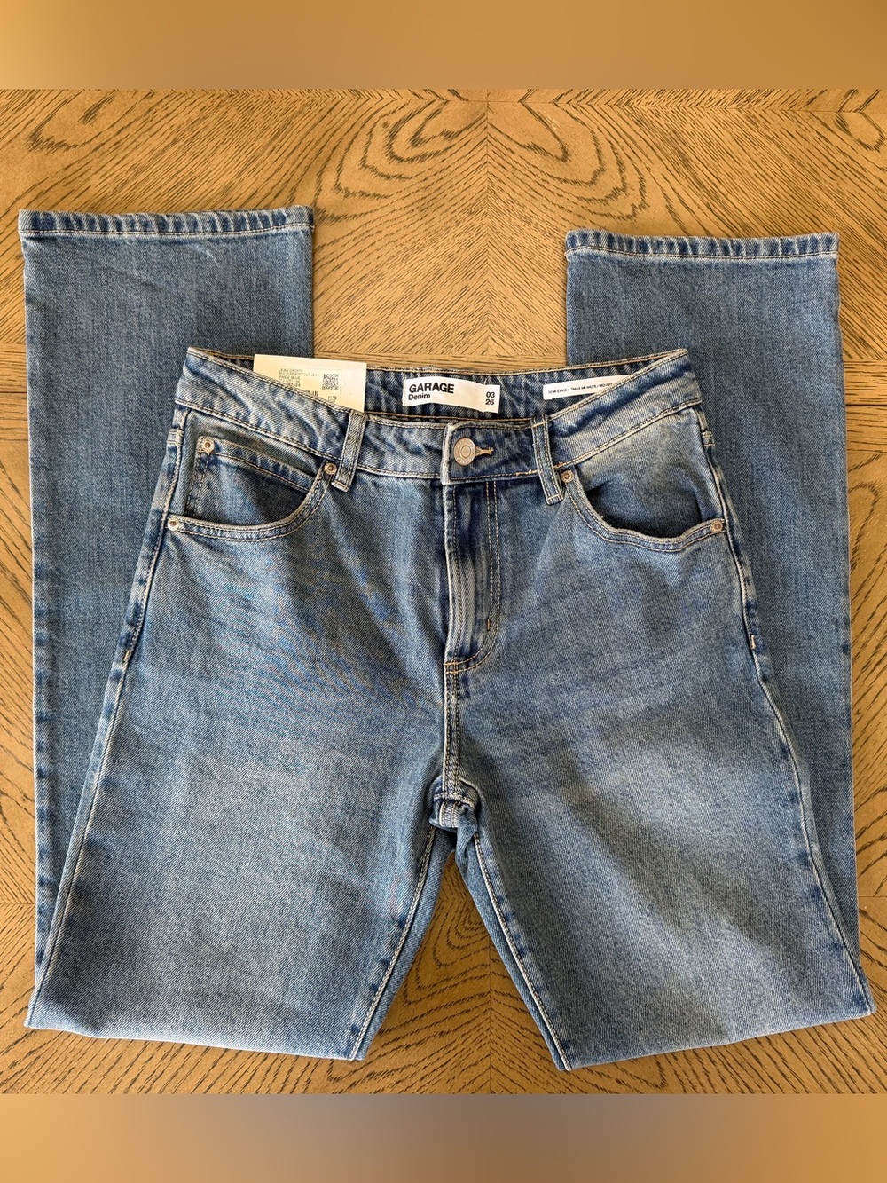Garage Mid-Rise Boot Cut Jeans